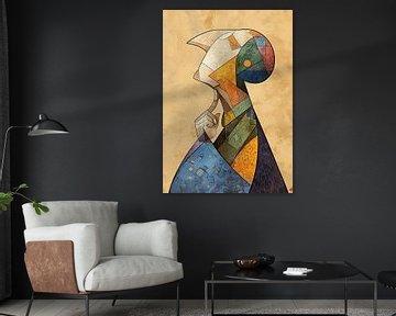 Abstracte Kunst | Shadows and Shapes Play van ARTEO Schilderijen