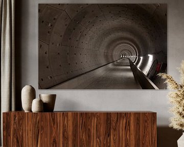 U-Bahn-Tunnelröhre im Bau von Maurice de vries