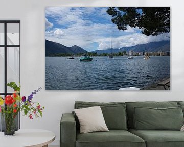 Locarno vanaf het meer - rust tussen de bergen en de stad