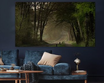 Country road in the atmosphere of the old masters by Jolanda Stam