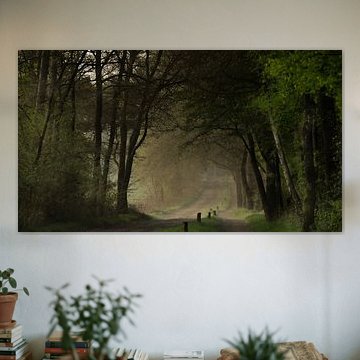 Landstraße in der Atmosphäre der alten Meister