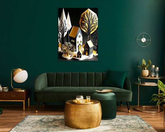 Example of the artwork in a room