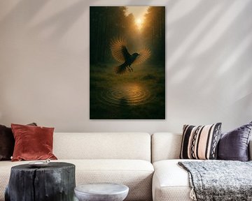 Vleugels van het Licht – Vogel in de Ochtendmist van But First Framing