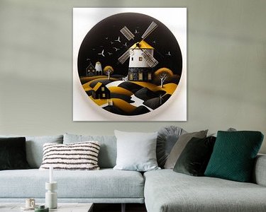 Example of the artwork in a room