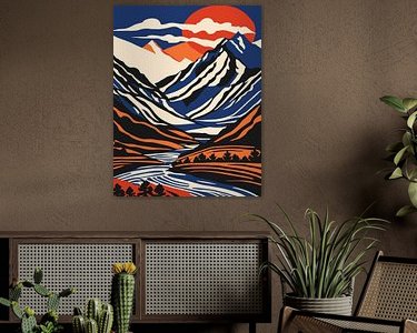 Example of the artwork in a room