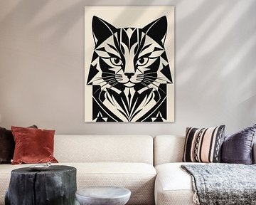 Center Of Cat Head by Art Kingdom