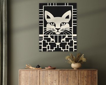 The Block Of Black Cat by Art Kingdom