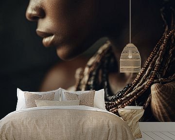 Portrait of an African woman by Carla Van Iersel