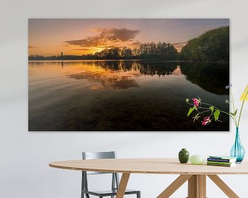 Zonsondergang aan de Suikerzijde van Erwin Gorter