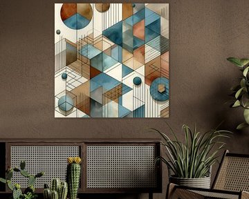 Moderne abstrakte grafische Formen
