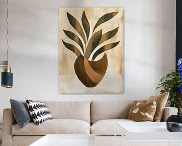 Plant abstract van Bert Nijholt