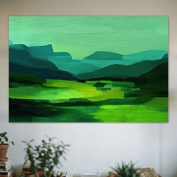 Abstrakte Landschaft