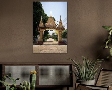 Wat Chom Chan, een vredige tempel met gouden details van Frank Photos