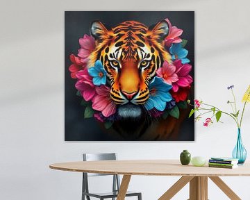 Tiger Flowers - Wild Power in Colourful Elegance