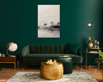 ZEN ART: Drieluik (deel 3): Sereen Japans landschap van Studio Pieternel