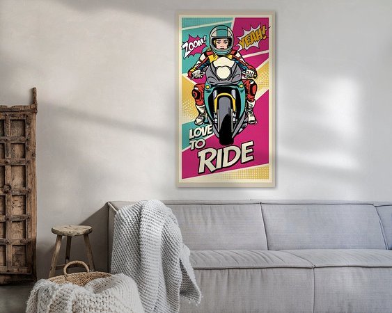 Example of the artwork in a room