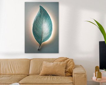 Sfeervolle wandlamp in bladvorm van Art & Soul Creations