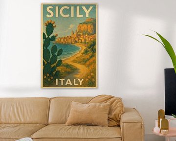 Sicilië van Poster Art Shop