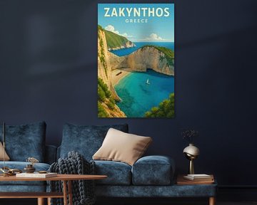 Zakynthos by Poster Art Shop