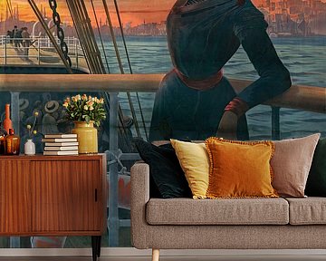 Hugo d' Alési - Universele tentoonstelling van 1900, Le Maréorama, Champs de Mars, en face de la gare (1900) van Peter Balan