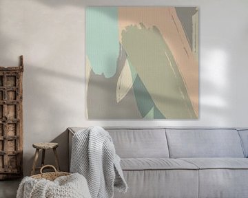 Frisse pastel vormen uit het midden van de eeuw van Dina Dankers