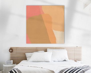 Abstracte vintage kleurblokken van Dina Dankers
