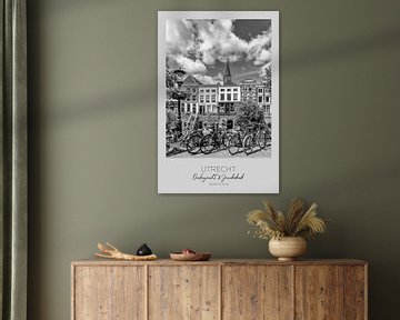 In beeld: UTRECHT Oudegracht met Jacobikerk van Melanie Viola