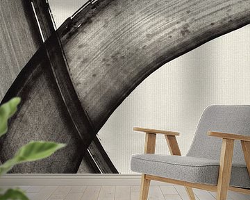 Aquarelllinien im Zen-Stil