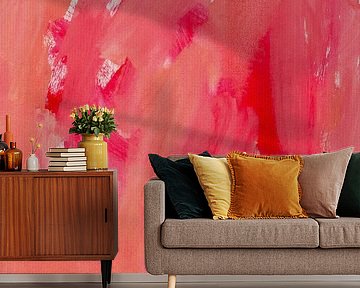 Abstract romantic watercolor art by Dina Dankers