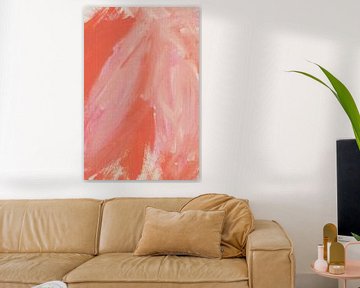 Zacht koraal en roze minimalisme van Dina Dankers