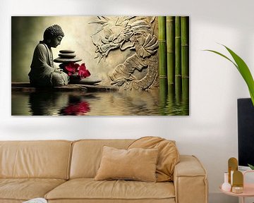 ZEN - Buddhism - Buddha - Buddha by Gelissen Artworks