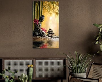 ZEN - Buddhism - Buddha - Buddha by Gelissen Artworks