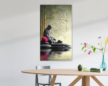ZEN - Buddhism - Buddha - Buddha by Gelissen Artworks