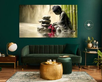 ZEN - Buddhism - Buddha - Buddha by Gelissen Artworks