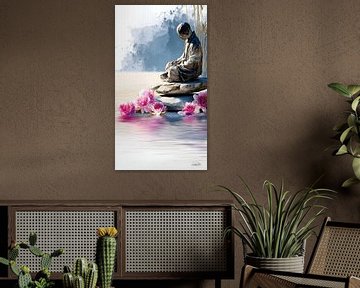 ZEN - Buddhism - Buddha - Buddha by Gelissen Artworks