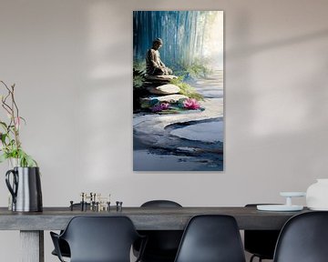 ZEN - Buddhism - Buddha - Buddha by Gelissen Artworks