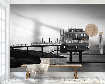 Het Eemshotel in Zwart-Wit van Henk Meijer Photography