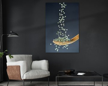 Green pepper - fresh spice in a delicate form by Photo Art Thomas Klee