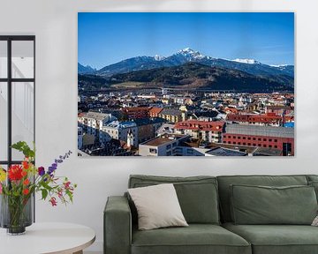 View over the city of Innsbruck by ManfredFotos