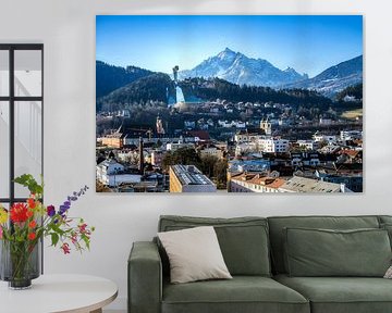 View over the city of Innsbruck by ManfredFotos