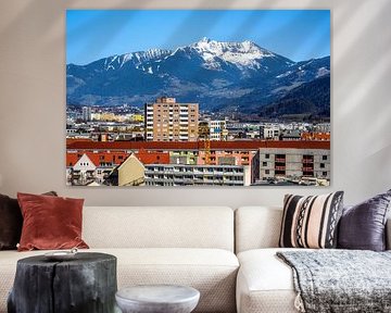 View over the city of Innsbruck by ManfredFotos