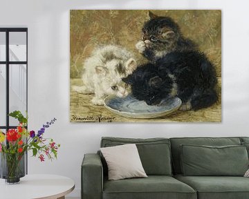 Henriëtte Ronner-Knip - Drie katjes (1895)