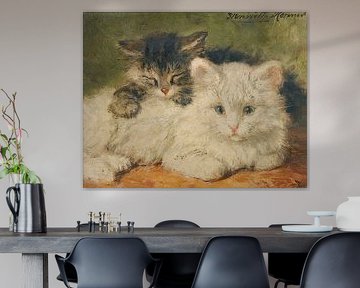 Henriëtte Ronner-Knip - Twee kittens