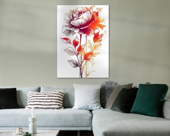 Example of the artwork in a room