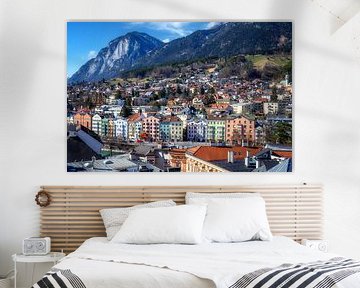 View over the city of Innsbruck by ManfredFotos