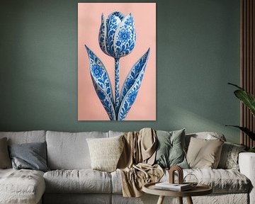 Delft Blue Tulip - Dutch Beauty in Bloom