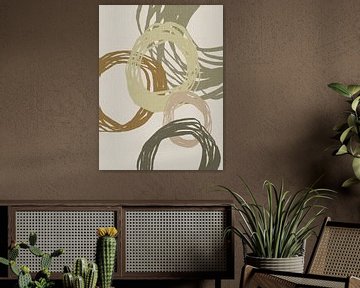 Minimalistic Green 02 van Jack Schoneveld