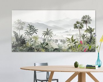 Botanical Dream | Wandtapete von Karina Brouwer