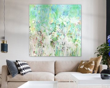 Blumenwiese grün von Claudia Gründler