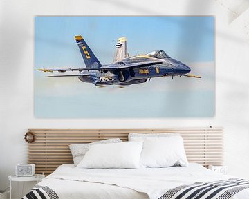 High-speed pass from Blue Angel #5.